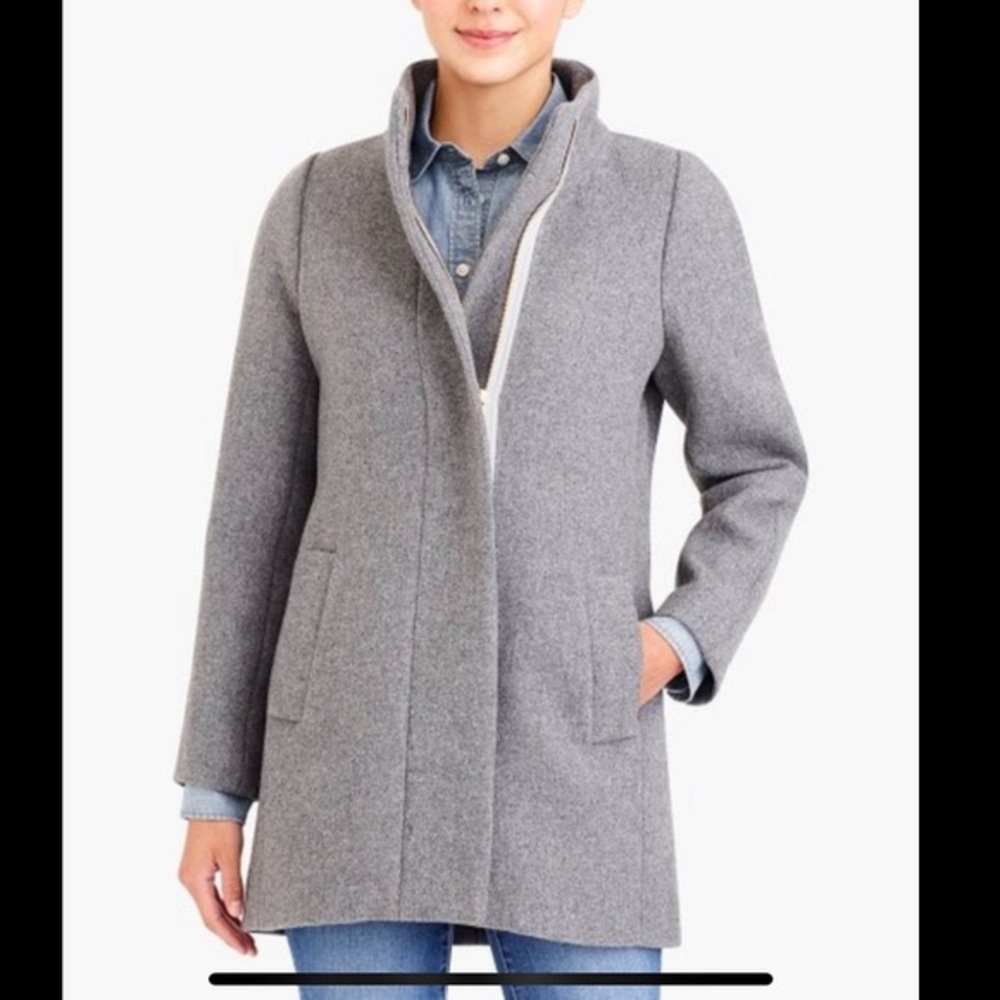 J. Crew Mercantile Classic Wool Cocoon Coat
